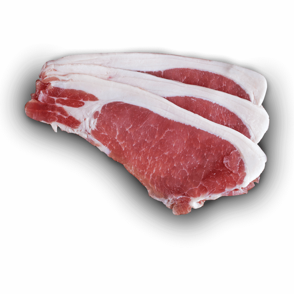 Plain and smoked bacon at Longhorn Butchery